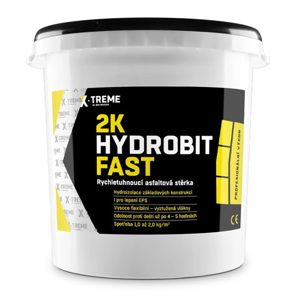 2K Hydrobit Fast – Rychletuhnoucí asfaltová stěrka (1)