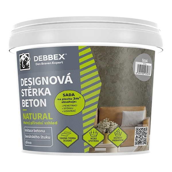 Designová stěrka BETON NATURAL (1)