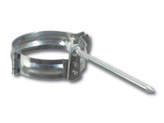Objímka svodu s trnem pozinkovaná 100 mm