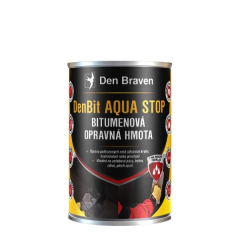 DenBit AQUA STOP – Bitumenová opravná hmota