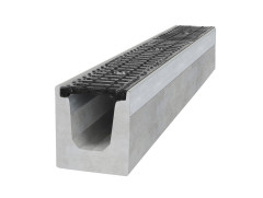 Betonový žlab C250 s litinovou mříží